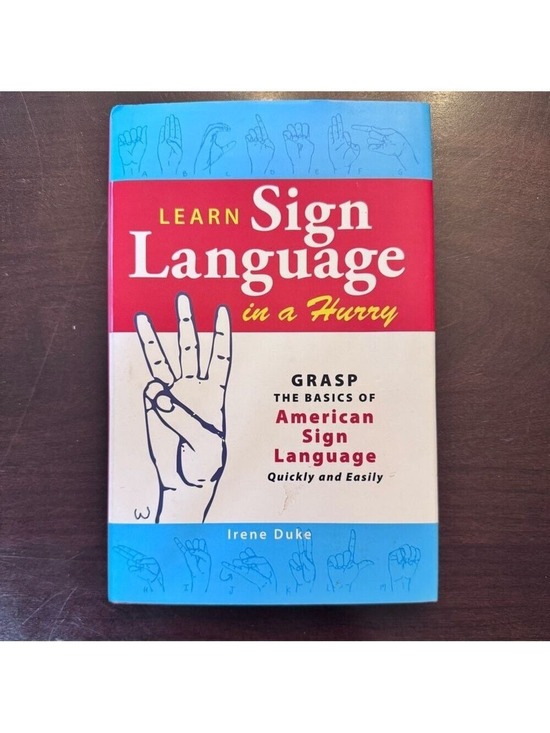Other - Learn Sign Language in a Hurry Book by Irene Duke